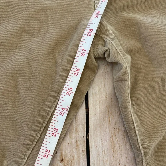 LOFT Ann Taylor Tan Corduroy Modern Boot Pants Size 6 Beige Cords EUC - Picture 9 of 10
